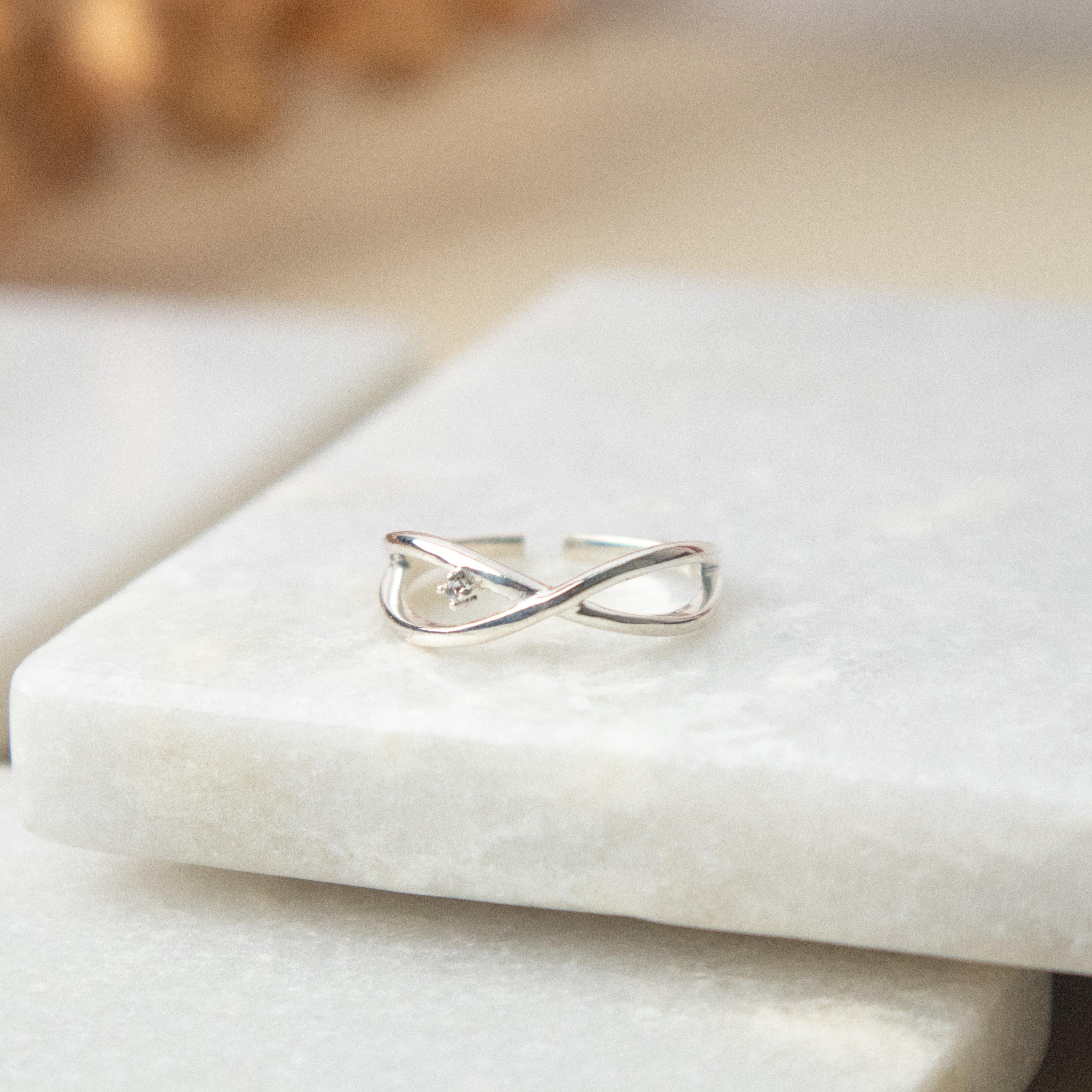 Refined Infinity Diamond Ring Jewellery India Online - CaratLane.com