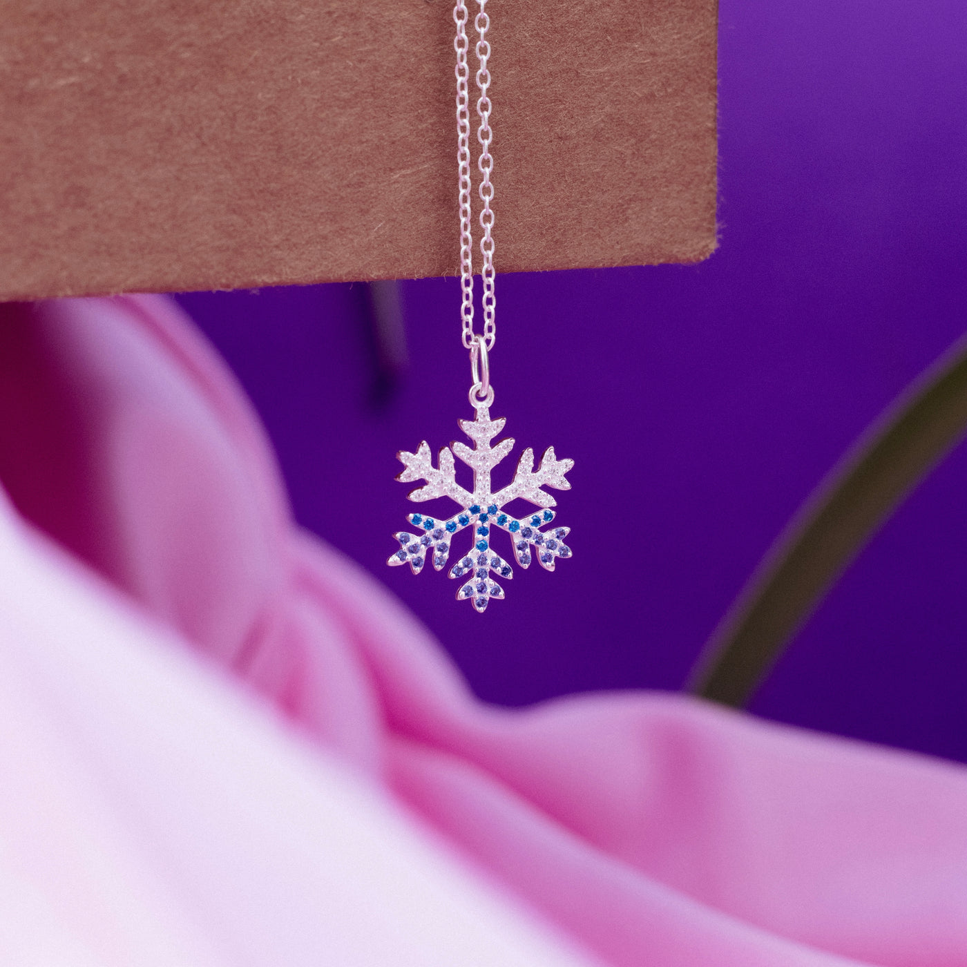 Snowflake Sterling Silver Pendant
