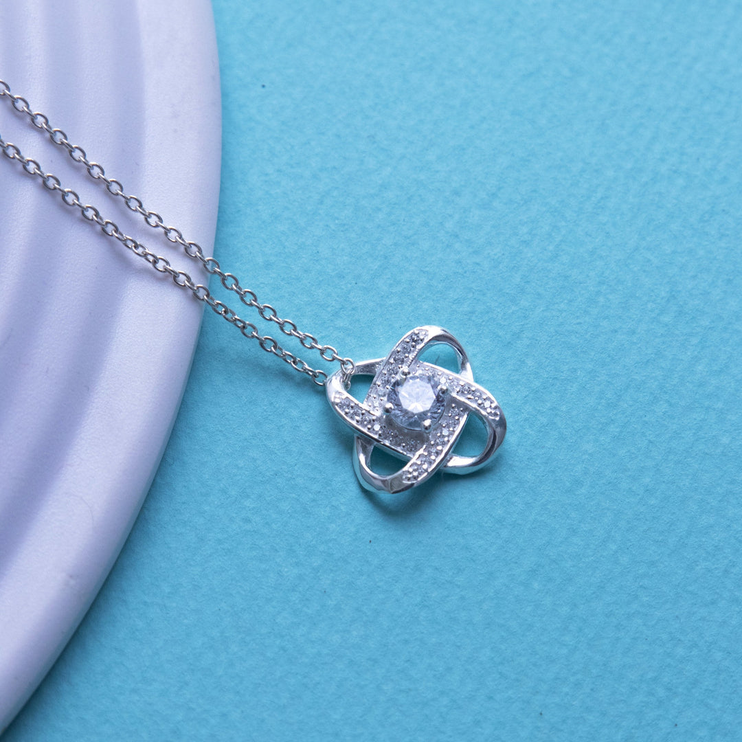 Love Knot Sterling Silver Pendant
