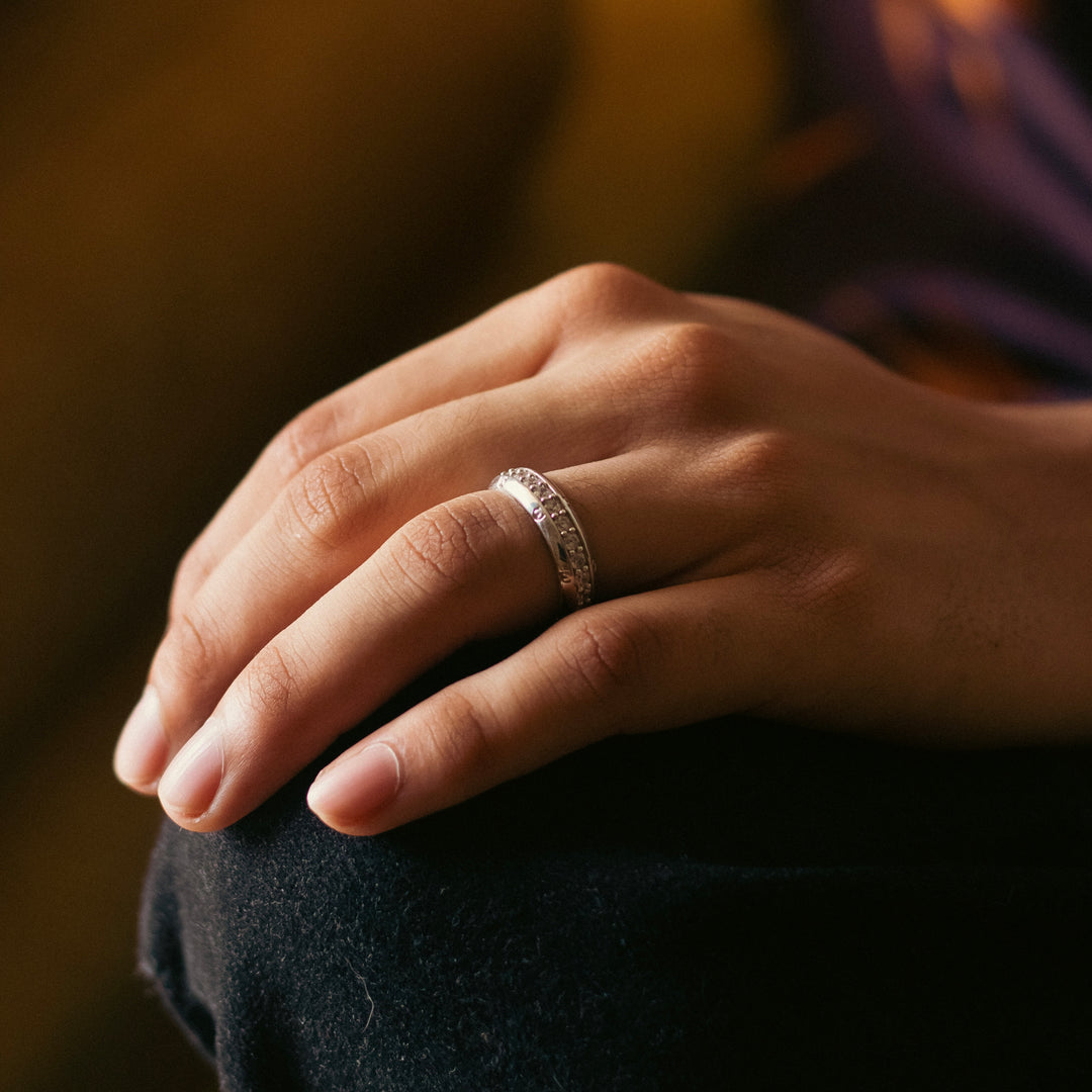 Timeless Sterling Silver Band Ring For Him
